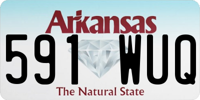 AR license plate 591WUQ