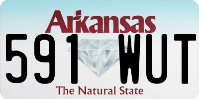 AR license plate 591WUT