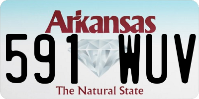 AR license plate 591WUV