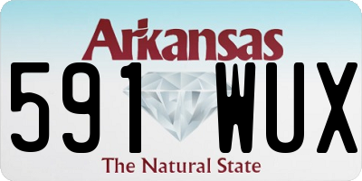 AR license plate 591WUX