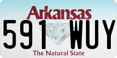 AR license plate 591WUY