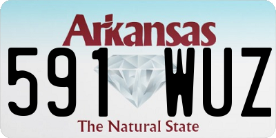 AR license plate 591WUZ