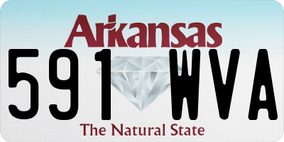 AR license plate 591WVA