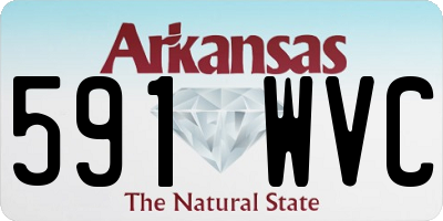 AR license plate 591WVC