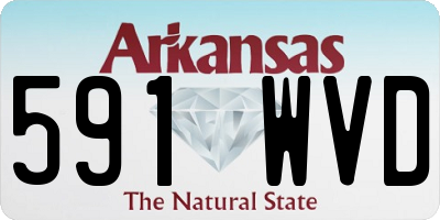AR license plate 591WVD