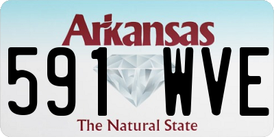 AR license plate 591WVE