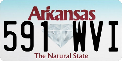 AR license plate 591WVI