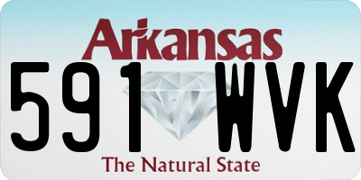 AR license plate 591WVK