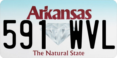 AR license plate 591WVL