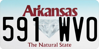 AR license plate 591WVO