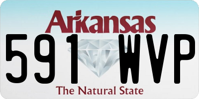 AR license plate 591WVP