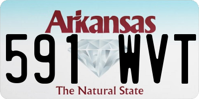 AR license plate 591WVT
