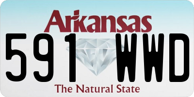 AR license plate 591WWD