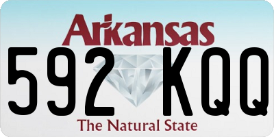 AR license plate 592KQQ
