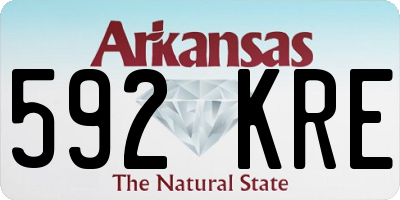 AR license plate 592KRE
