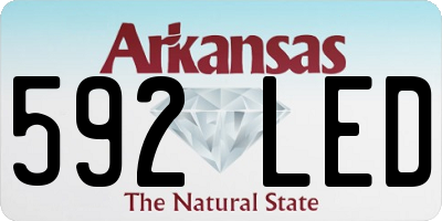 AR license plate 592LED