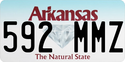 AR license plate 592MMZ
