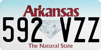 AR license plate 592VZZ