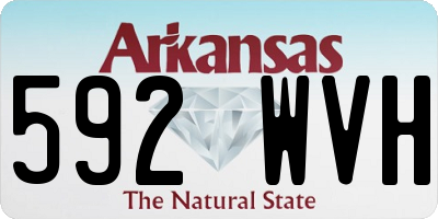 AR license plate 592WVH