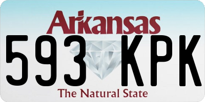 AR license plate 593KPK