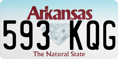 AR license plate 593KQG