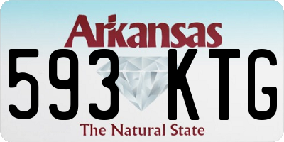 AR license plate 593KTG