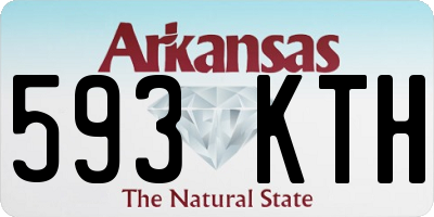 AR license plate 593KTH