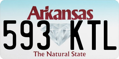 AR license plate 593KTL