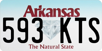 AR license plate 593KTS