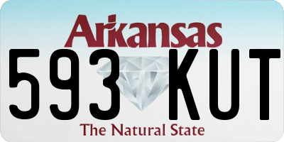 AR license plate 593KUT