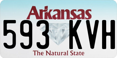 AR license plate 593KVH