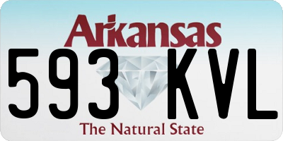 AR license plate 593KVL