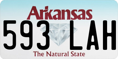 AR license plate 593LAH