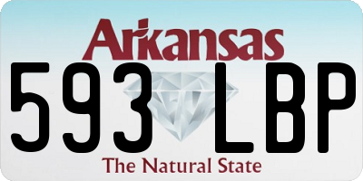 AR license plate 593LBP