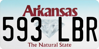 AR license plate 593LBR