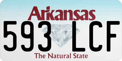 AR license plate 593LCF