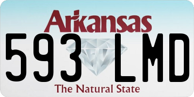 AR license plate 593LMD