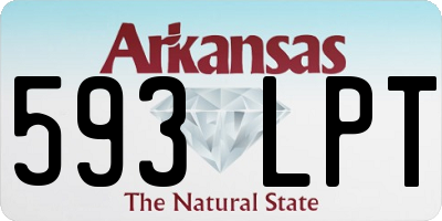 AR license plate 593LPT