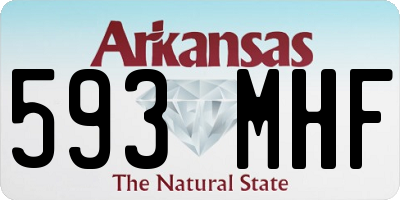 AR license plate 593MHF