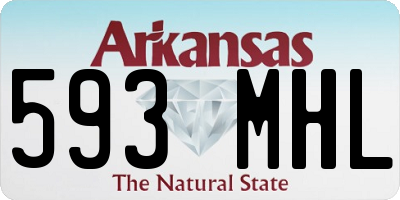 AR license plate 593MHL