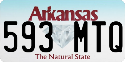 AR license plate 593MTQ