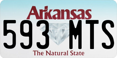 AR license plate 593MTS