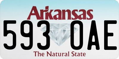 AR license plate 593OAE