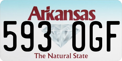 AR license plate 593OGF