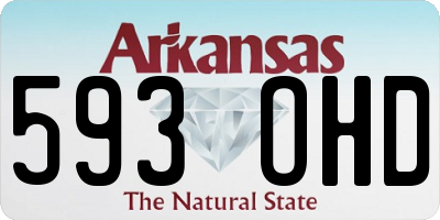 AR license plate 593OHD