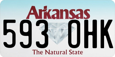 AR license plate 593OHK