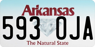 AR license plate 593OJA