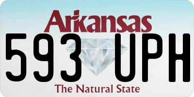 AR license plate 593UPH