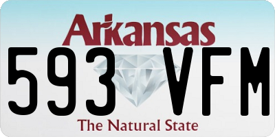 AR license plate 593VFM