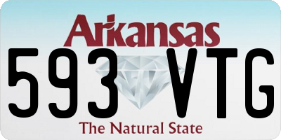 AR license plate 593VTG